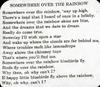 Somewhere over the rainbow