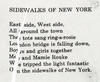 Sidewalks of New York