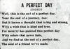 A Perfect day
