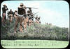 Firing line in front of the fort of the Sultan of Bacolod- April 8, 1902