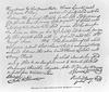 Facsimile of marriage bond of Thomas Lincoln from Tarbell's life : vol. 2
