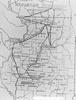 Map : Lincoln's route in Blackhawk War