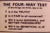 The Four Way Test