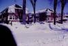 Houses in snow