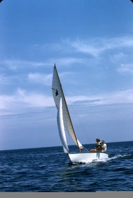 Sailboat on Lake Michigan