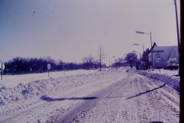 Snow covered street