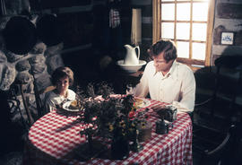 Actors at table