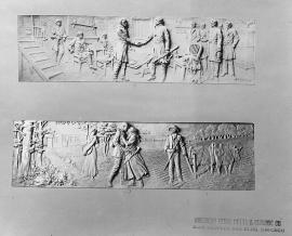 Lincoln Bas Reliefs 9-10