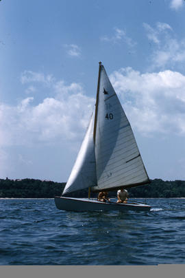Sailboat on Lake Michigan