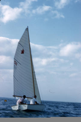 Sailboat and crew