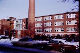 Multi-storey redbrick building