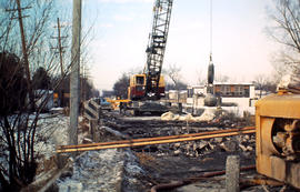 Half Day Road Bridge Construction