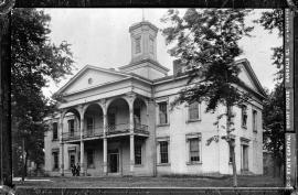 Old Style house in Vandalia (copied from postcard by Sweet Wallach Co.)