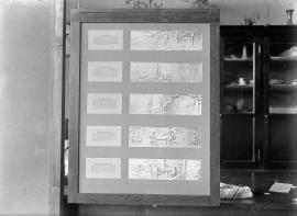 Neg no. 182 : Lincolniana ; Bas relief Lincoln in swinging frame.