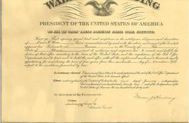 Certificate of Appointment : Emma H. Howe