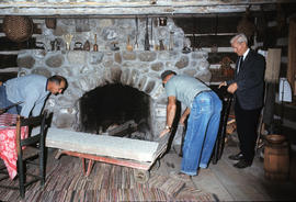 Stupey Cabin hearth