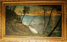 Lake Michigan Shoreline sunrise