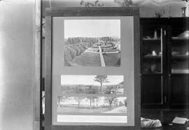 Neg no. 183 : Lincolniana ; Gettysburg battlefield swinging frame