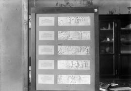 Neg no. 182 : Lincolniana ; Bas relief Lincoln in swinging frame