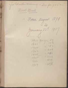 1.2 Minutes, 1899-1907