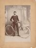 Man with bicycle