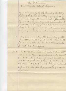 Ordinances, Resolutions